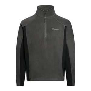 Men's Hartsop Eco Half Zip Fleece - Grey Pinstripe Black