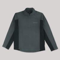  Men's Hartsop Eco Half Zip Fleece - Grey Pinstripe Black