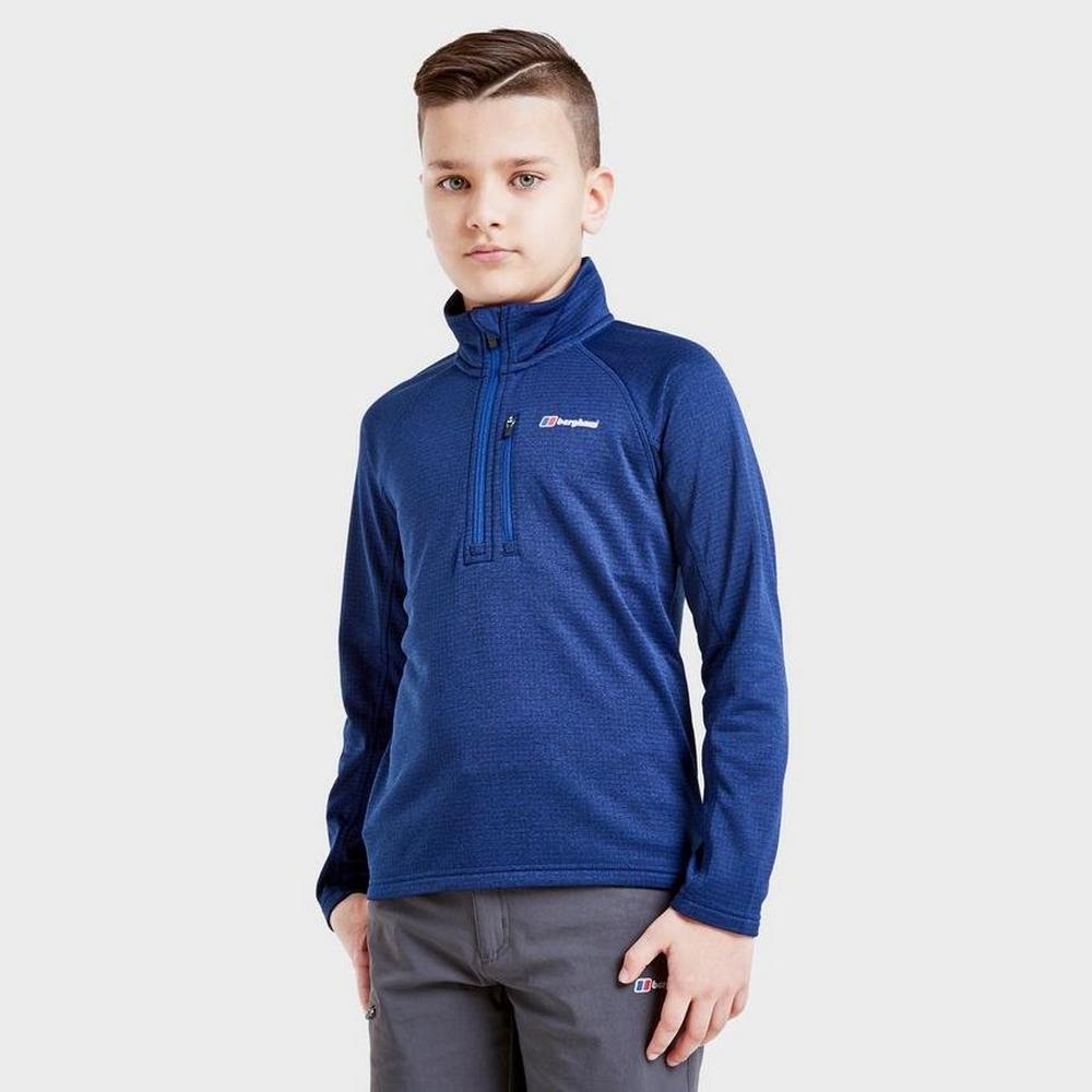 Berghaus Kids Pravitale Half Zip Fleece - Navy