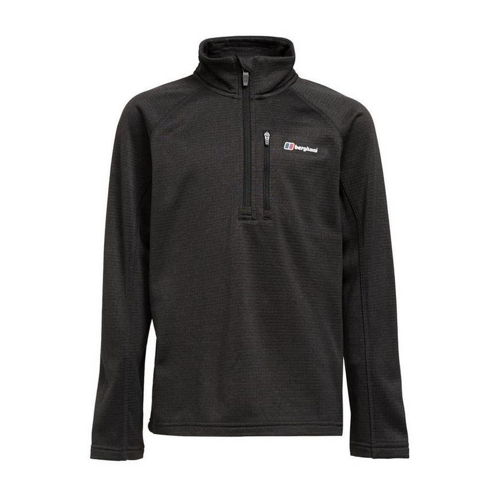 Berghaus Kids Pravitale Half Zip Fleece - Black