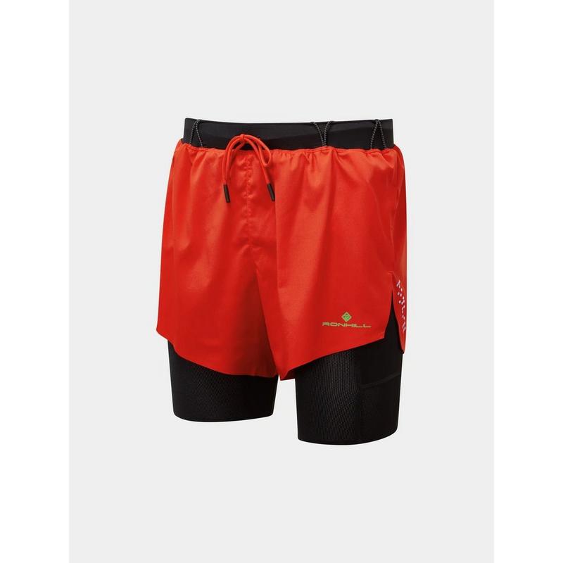 Men's Tech Distance Twin Short - Flame Black