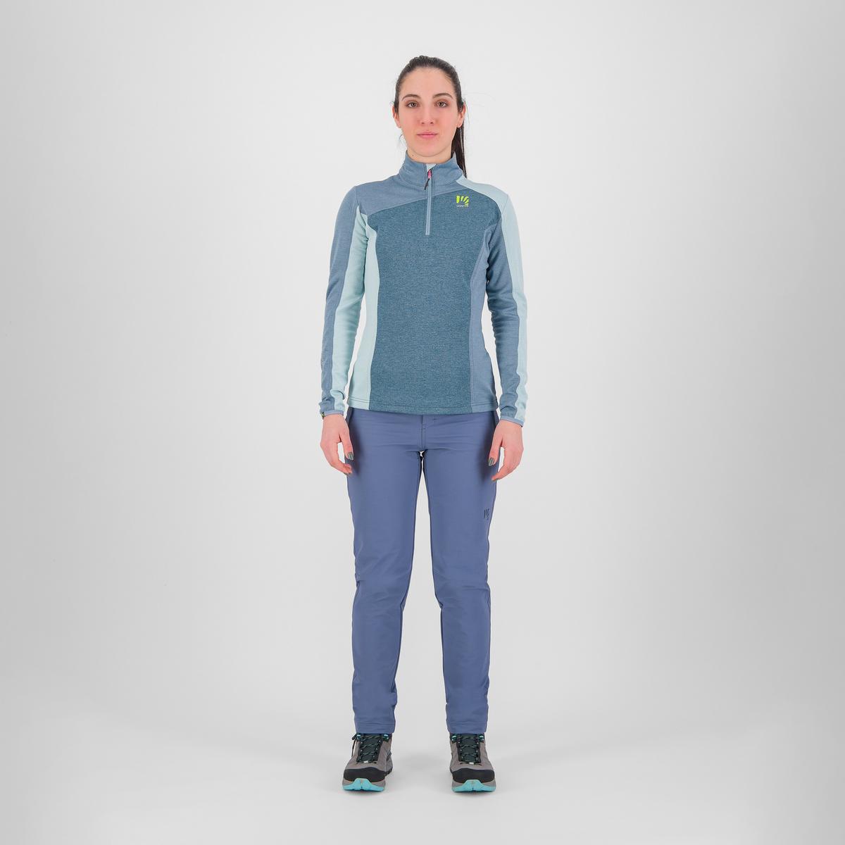 Karpos Women's Federa Half Zip Fleece - Blue