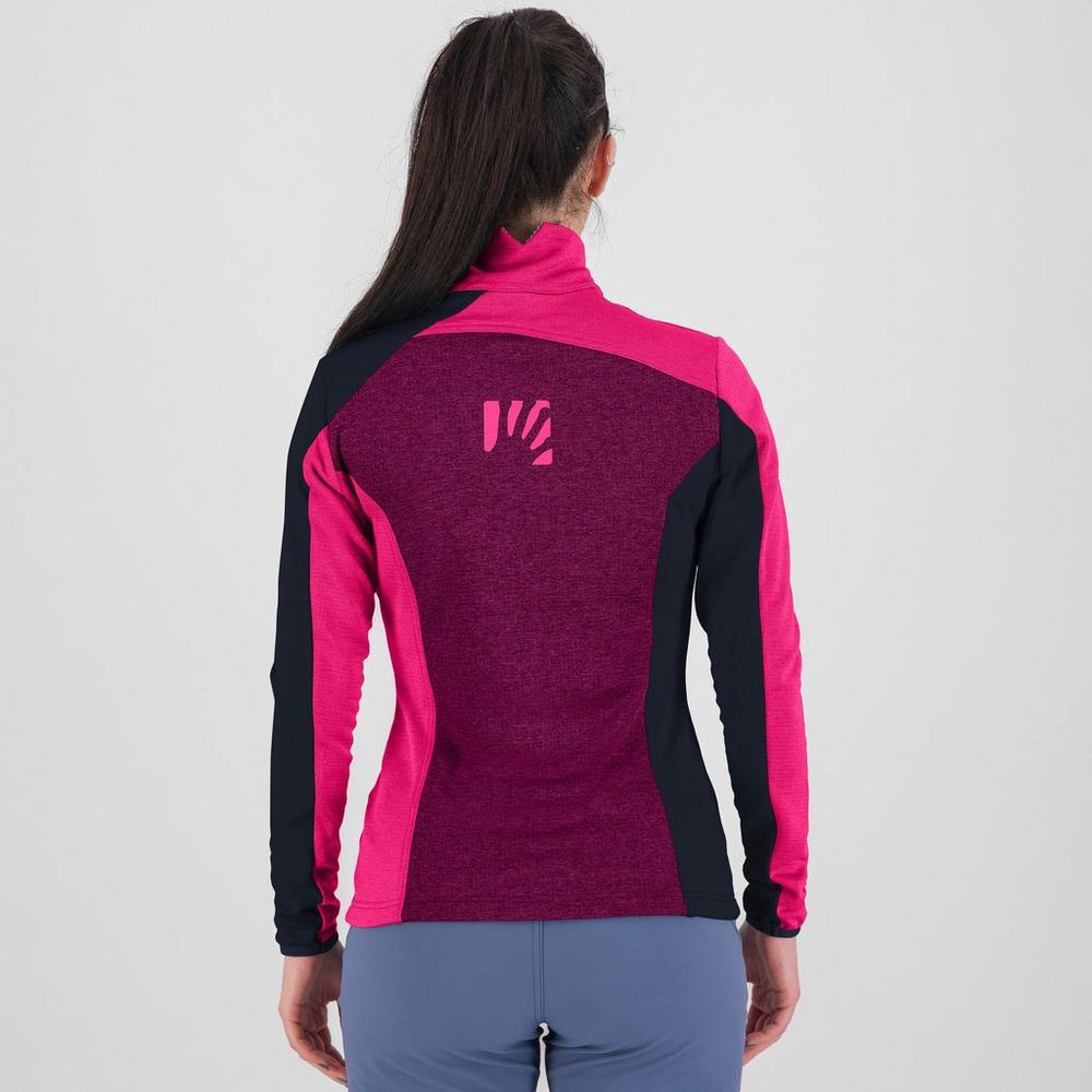 Karpos Women's Federa Half Zip Fleece - Pink