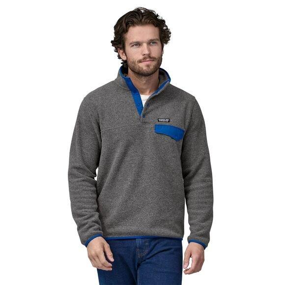 Patagonia Men's Lightweight Synchilla Snap T Pullover - Grey | Tiso UK