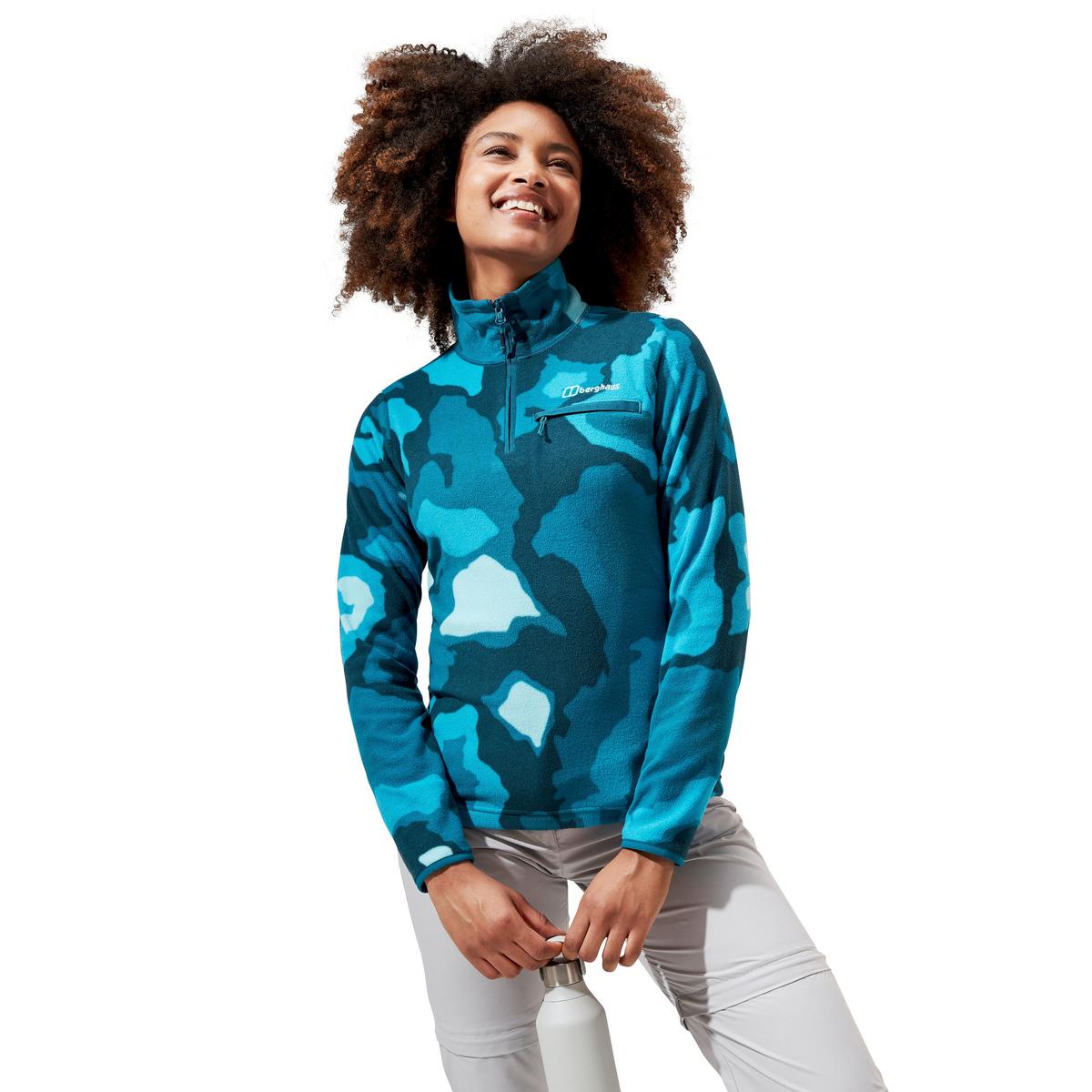 Berghaus Women's Navala 1/2 Zip Fleece - Blue