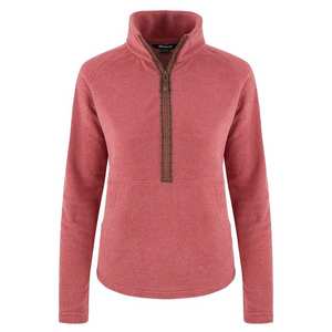 Women's Rolpa Eco Half Zip Pullover - Mineral Red