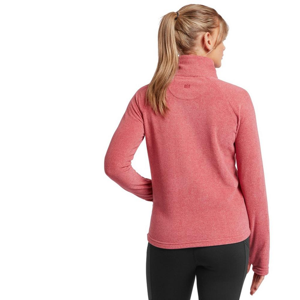 Sherpa Adventure Women's Rolpa Eco Half Zip Pullover - Mineral Red