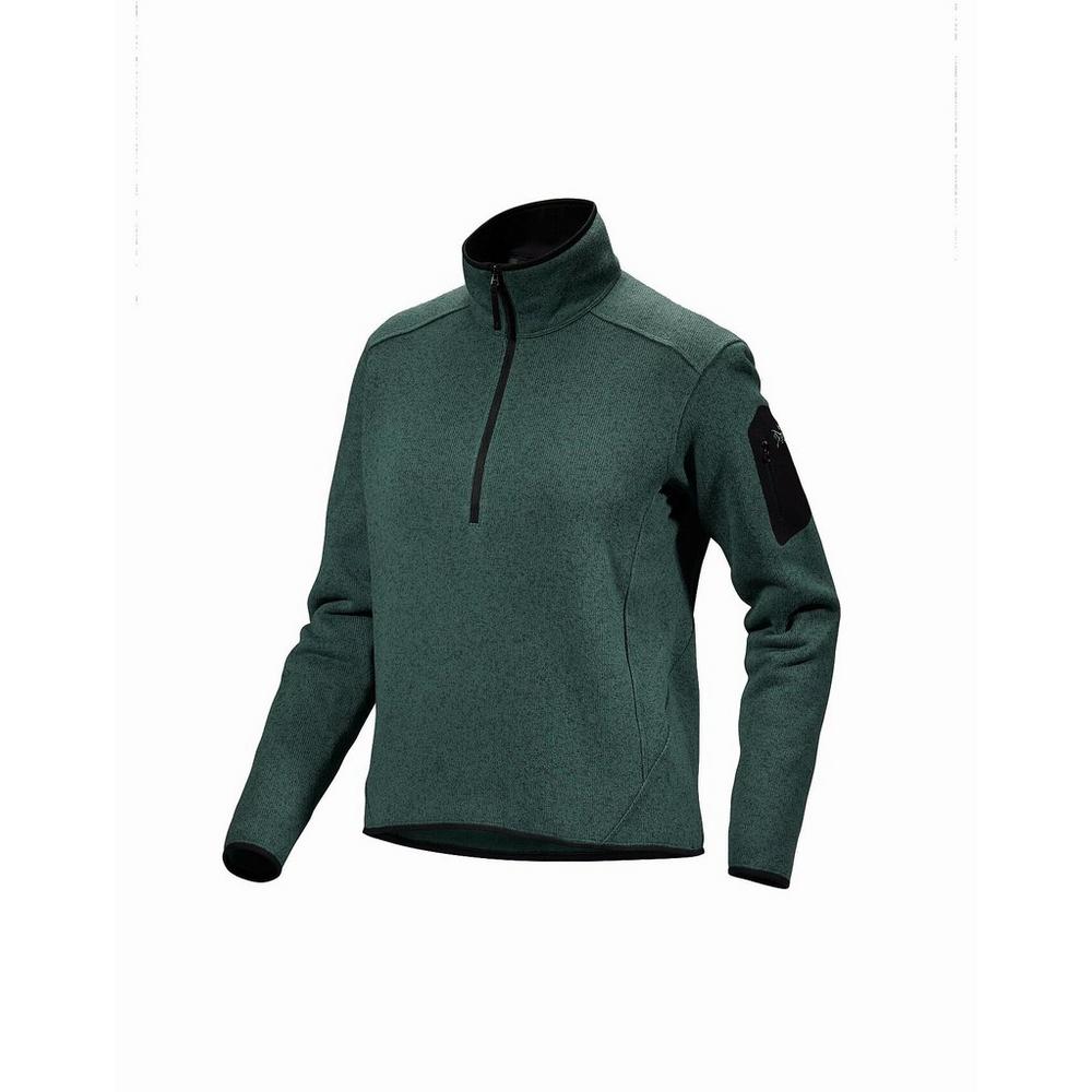 Women's Arc'teryx Covert Half Zip Pullover - Green