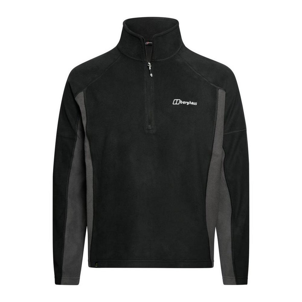 Buy Berghaus Mens Arnside 1/2 Zip Fleece Black