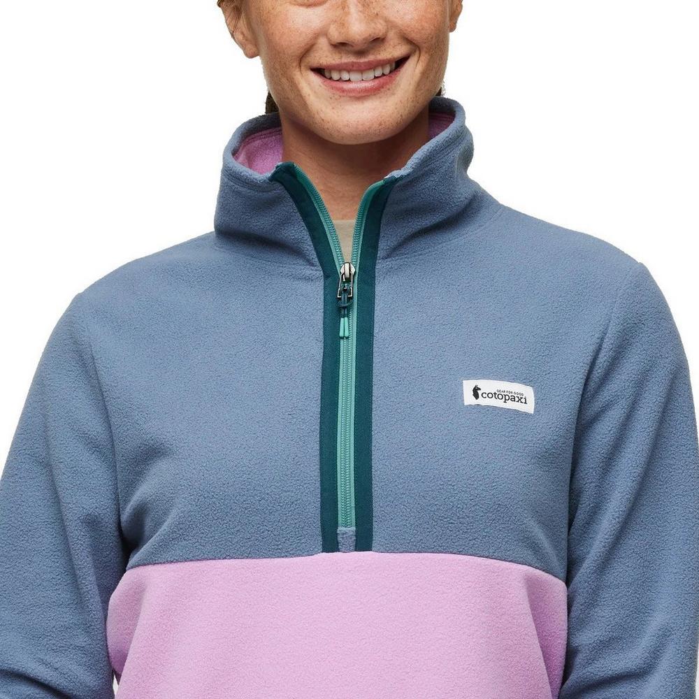 Cotopaxi Women's Amado Fleece Pullover - Blue / Pink