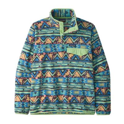 Patagonia Men's Lightweight Synchilla Snap-T Pullover - High Hopes Geo / Green