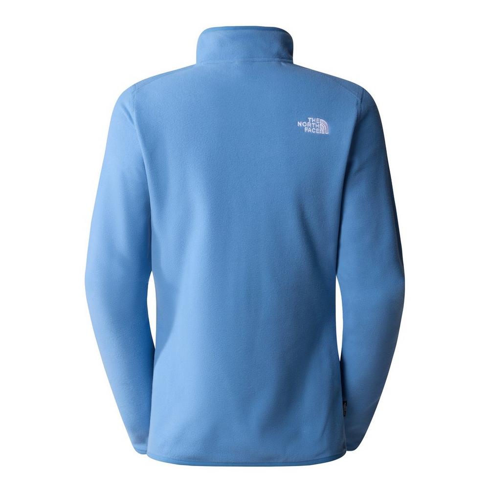 The North Face 100 Glacier 1/4-zip fleece in mint