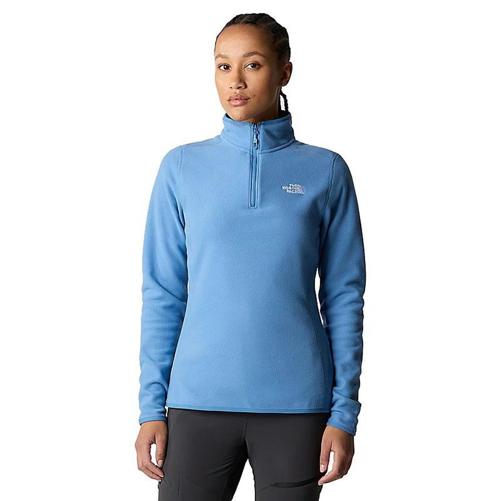 Zella - Womens 1/4 Neck Fleece - Dark Blue