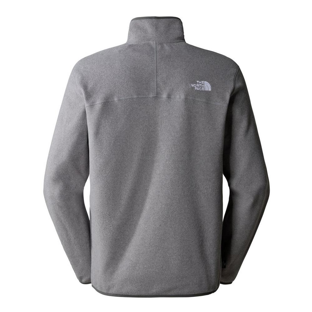 The North Face Men's 100 Glacier 1/4 Zip Fleece - Grey