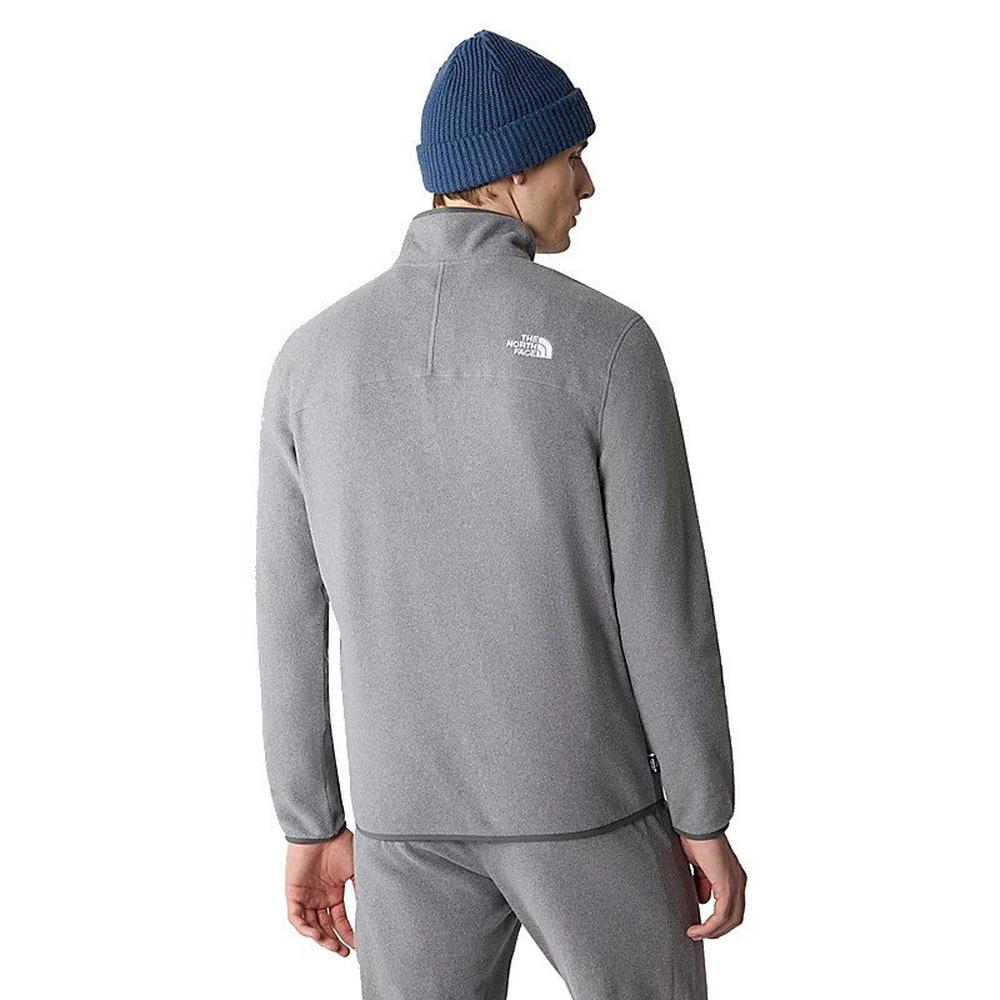 The North Face Men's 100 Glacier 1/4 Zip Fleece - Grey