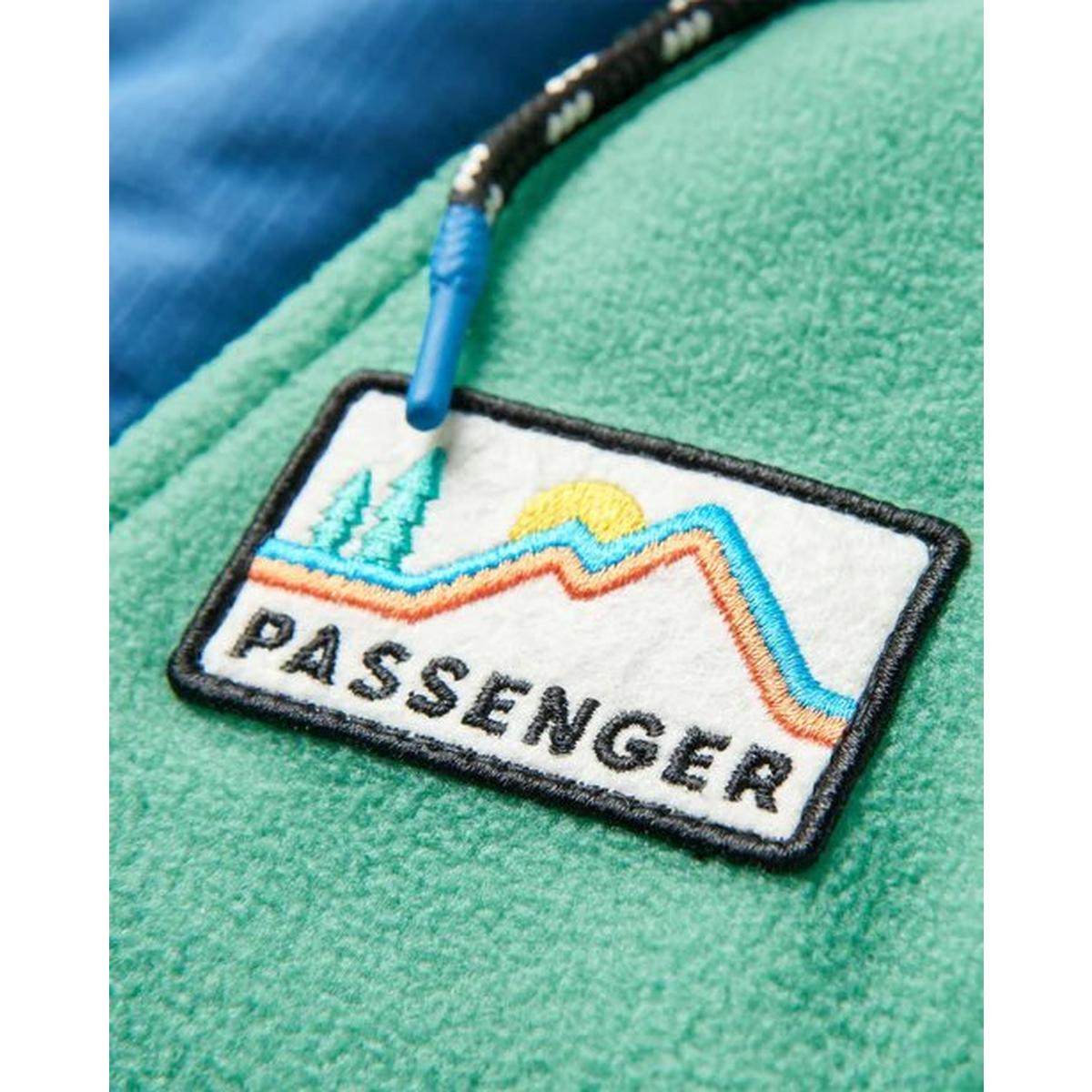 Passenger Women's Alexander Hooded 1/2 Zip Fleece - Green