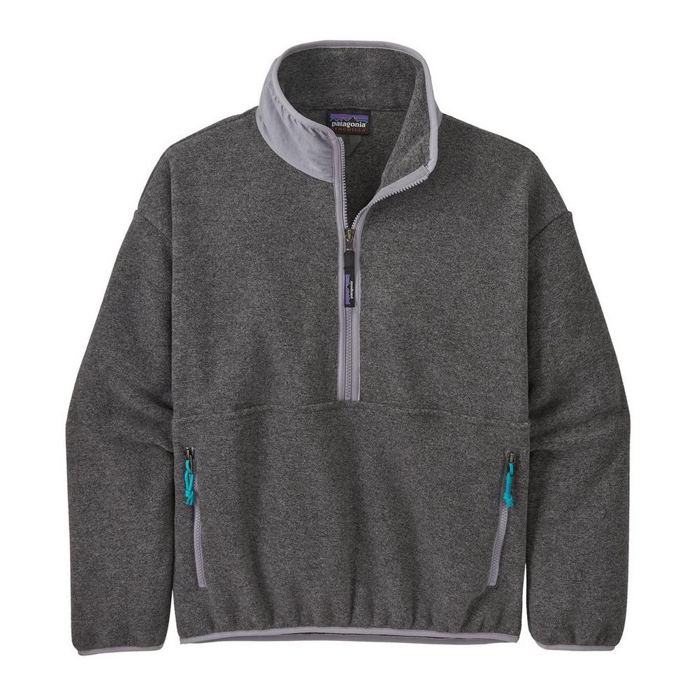 Patagonia Women s Synchilla Marsupial 1 2 Zip Fleece Grey Tiso