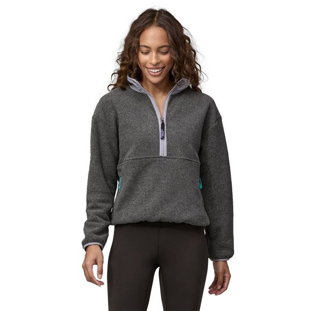 Patagonia Women s Synchilla Marsupial 1 2 Zip Fleece Grey Tiso