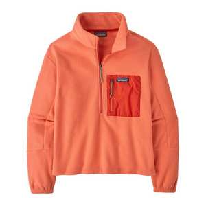 Women's Microdini 1/2 Zip Pullover - Orange