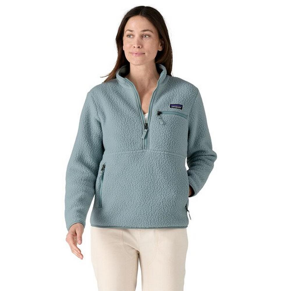 Patagonia Women s Retro Pile Marsupial Fleece Blue Tiso