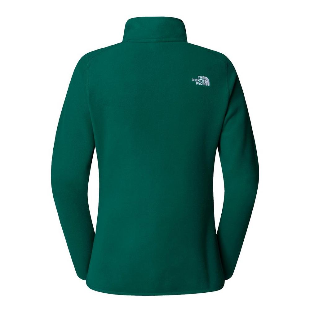 The North Face Women's 100 Glacier 1/4 Zip Fleece - Green