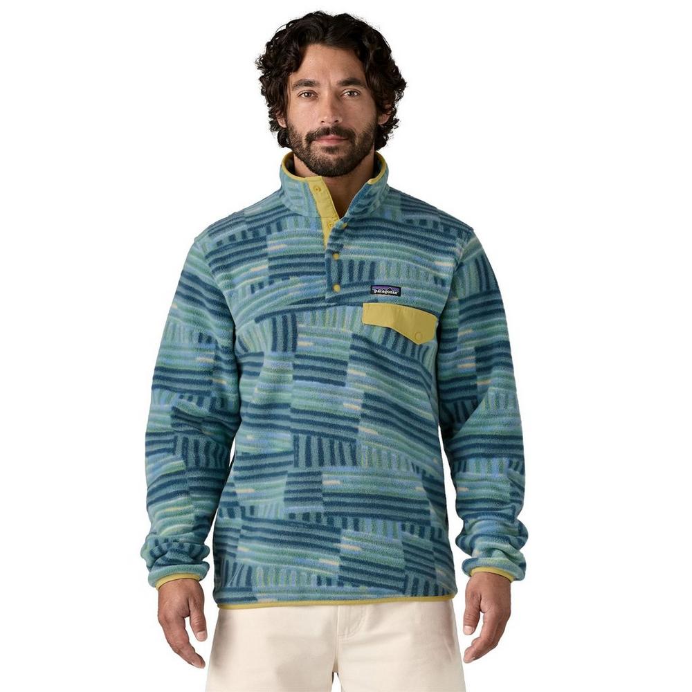 Patagonia Men's Lightweight Synchilla Snap-T Pullover - Blue