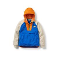  Women's Alexander 1/2 Zip Hooded Fleece - Blue / Orange