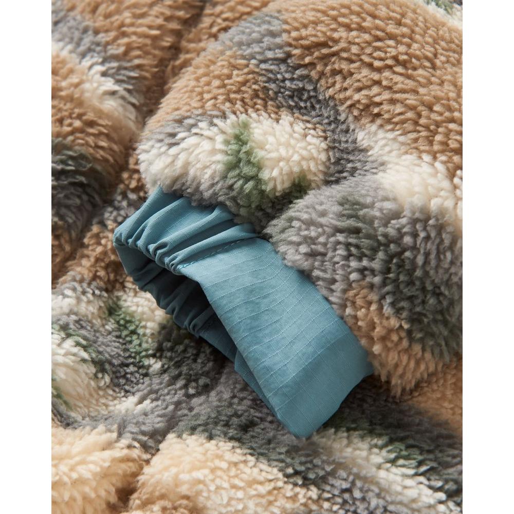 Passenger Women's Beaumont Sherpa Hooded Fleece - Cream / Blue