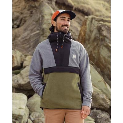 Passenger Men's Woodland Hooded 1/2 Zip Fleece - Green