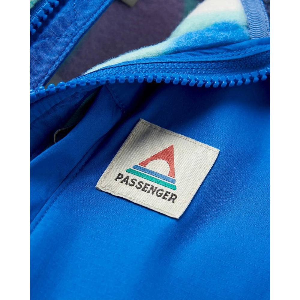 Passenger Women's Home 1/2 Zip Sherpa Fleece - Blue