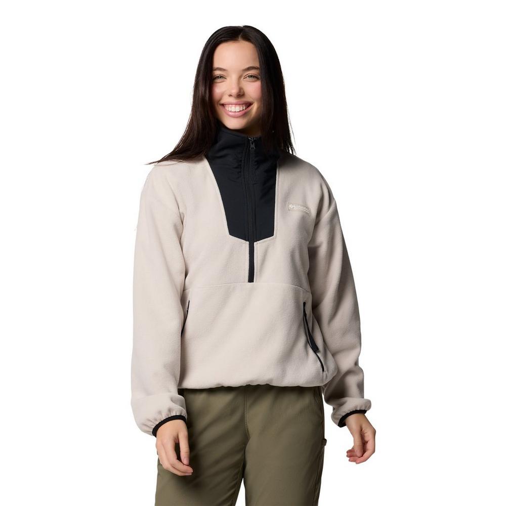 Columbia Women's Sequoia Grove 1/2 Zip Fleece - Beige