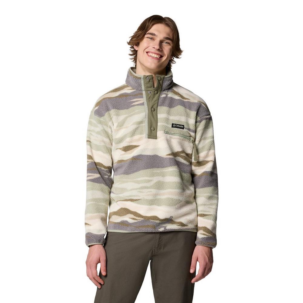 Columbia Men's Helvetia II Printed 1/2 Snap Fleece - Green