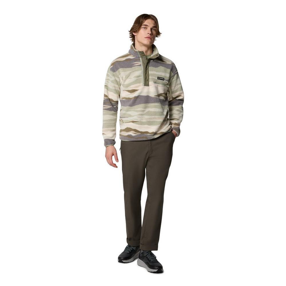 Columbia Men's Helvetia II Printed 1/2 Snap Fleece - Green