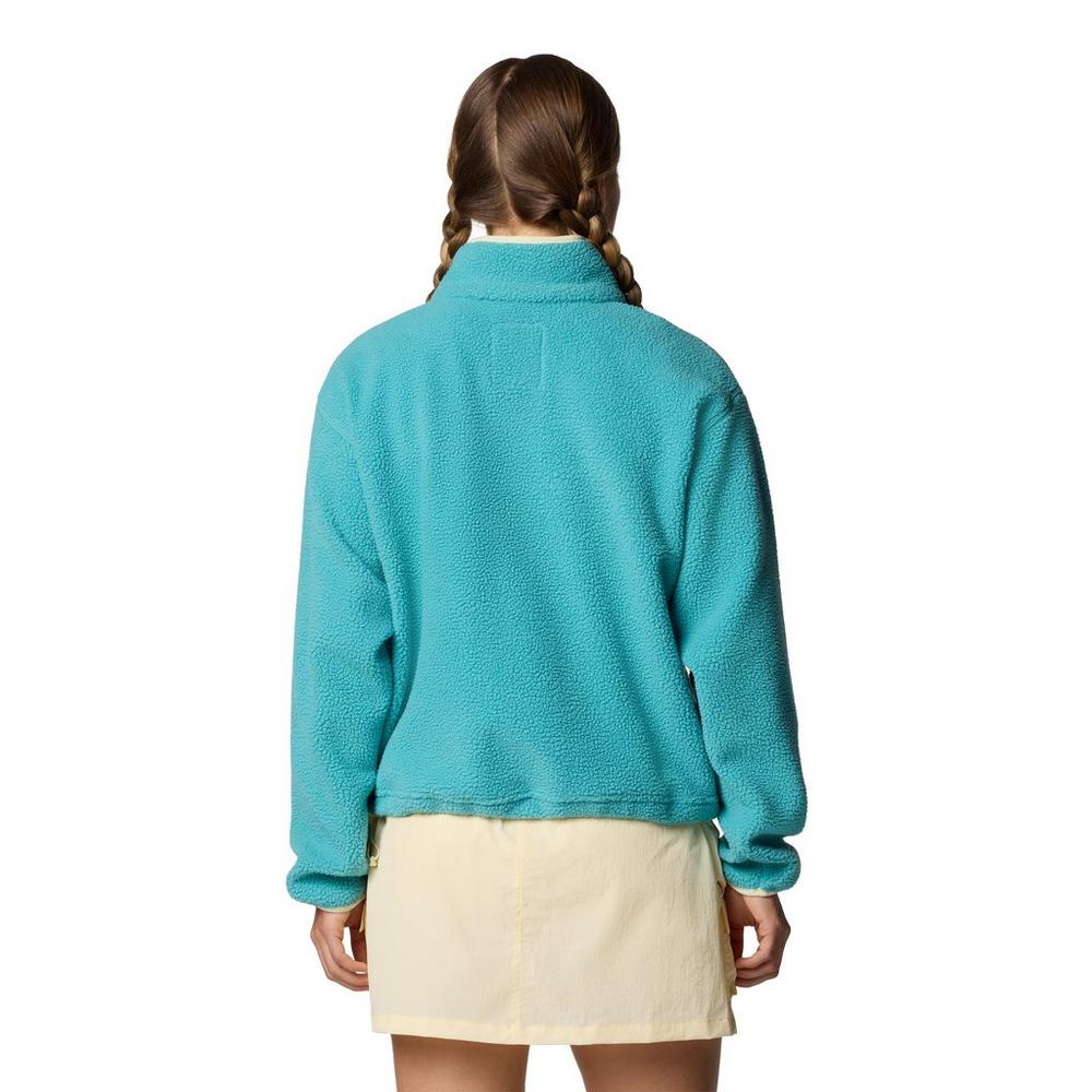Columbia Women's Helvetia II Cropped 1/2 Snap Fleece - Teal