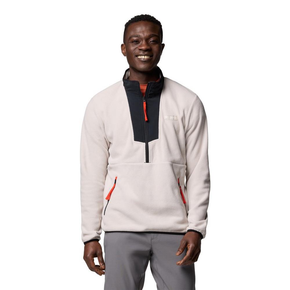 Columbia Men's Sequoia Grove 1/2 Zip Fleece - Beige