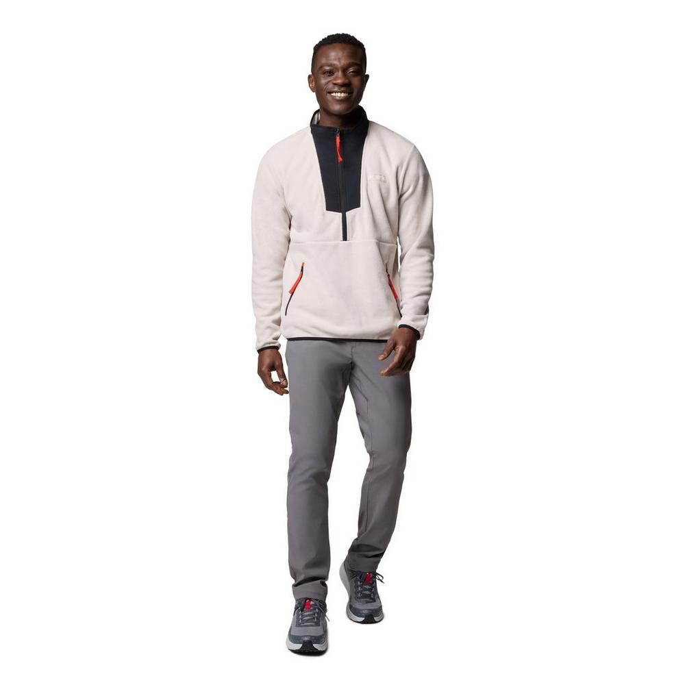 Columbia Men's Sequoia Grove 1/2 Zip Fleece - Beige
