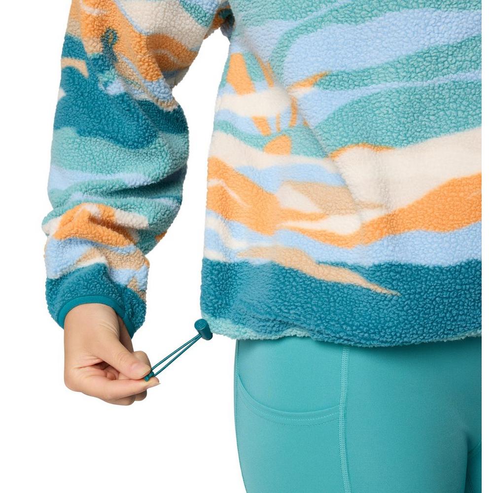 Columbia Women's Helvetia II Cropped 1/2 Snap Fleece - Green