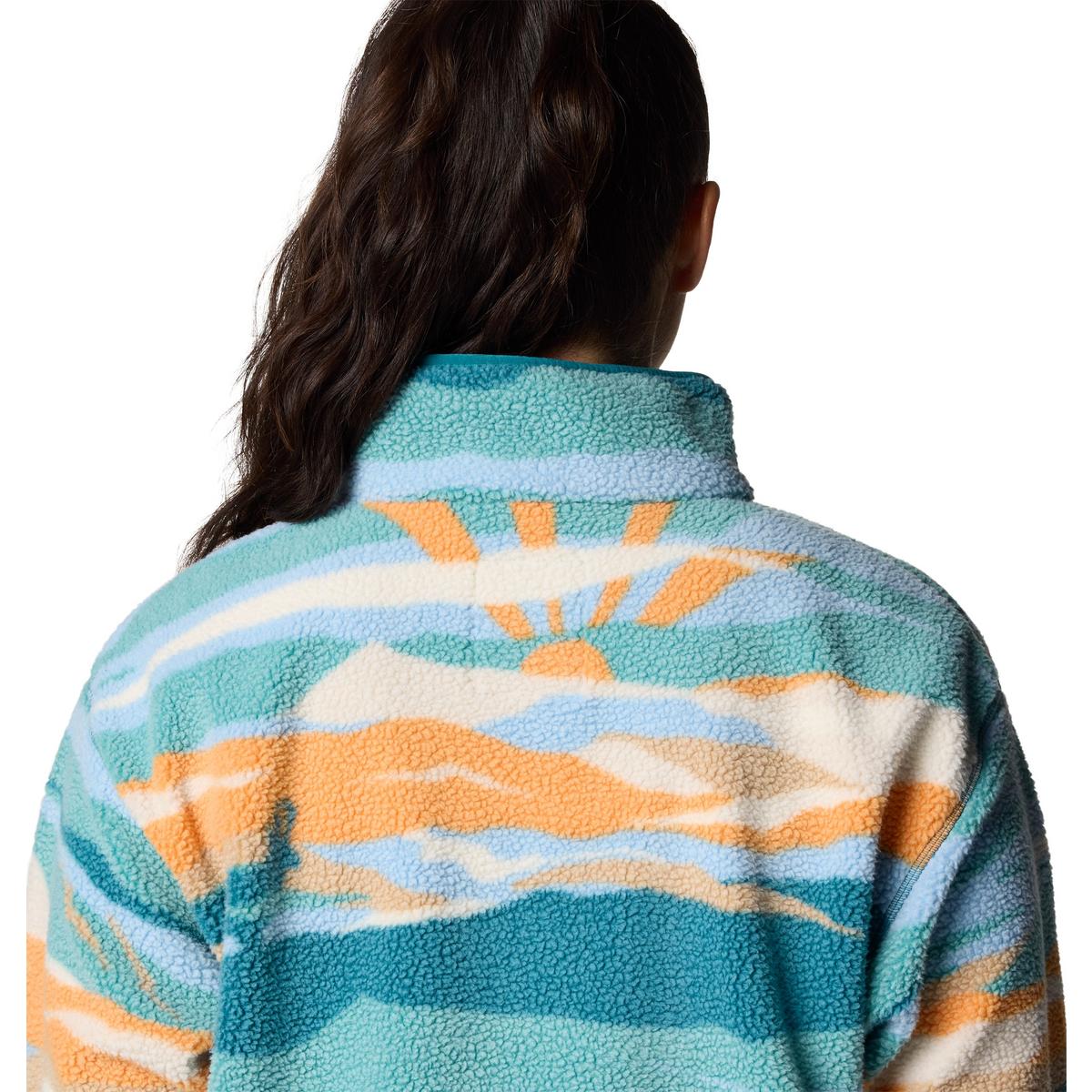 Columbia Women's Helvetia II Cropped 1/2 Snap Fleece - Green