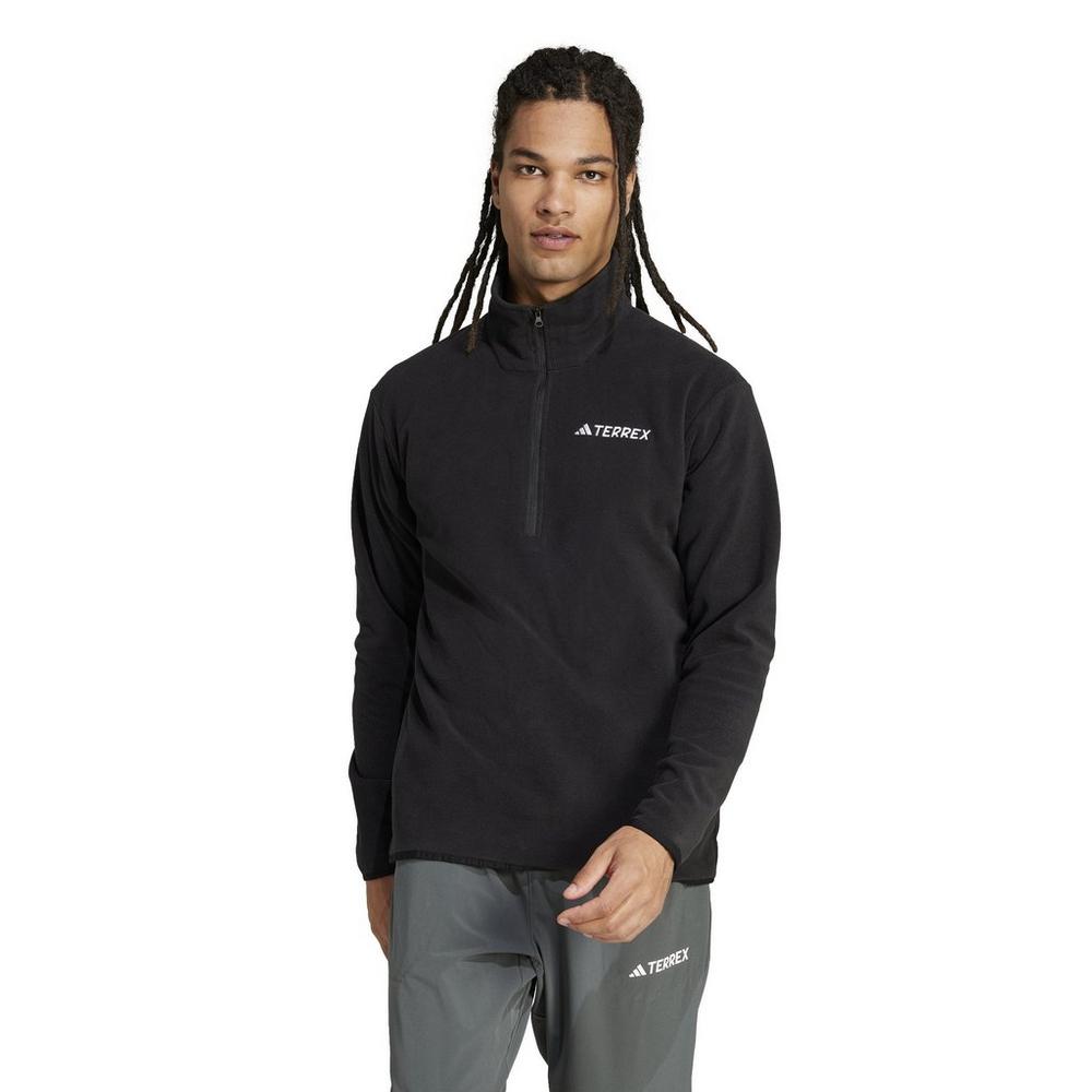 Adidas Terrex Men's Multi 1/2 Zip Fleece - Black