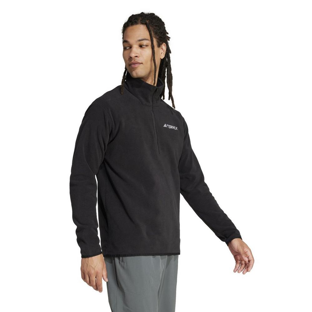 Adidas Terrex Men's Multi 1/2 Zip Fleece - Black