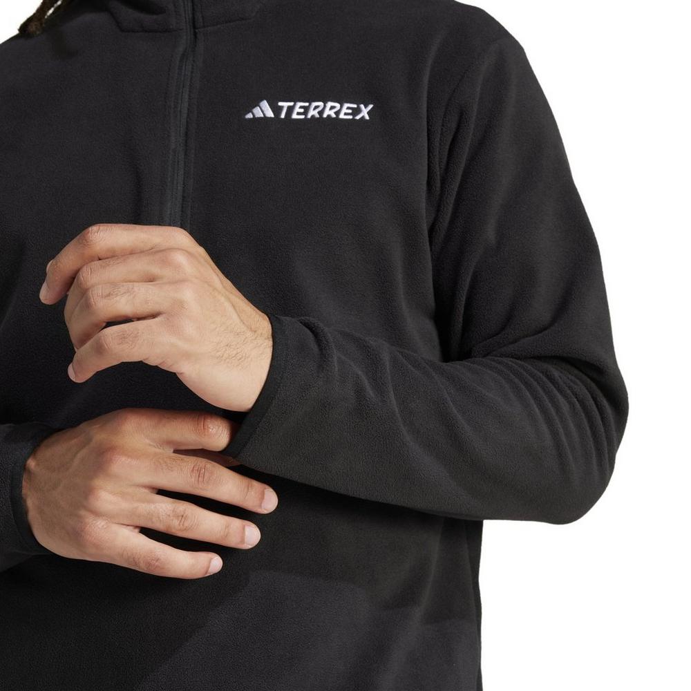 Adidas Terrex Men's Multi 1/2 Zip Fleece - Black
