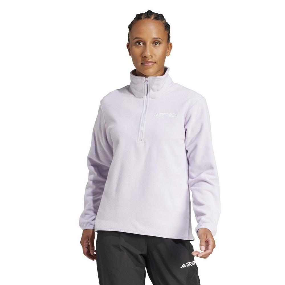 Adidas Terrex Women's Multi 1/2 Zip Fleece - Purple