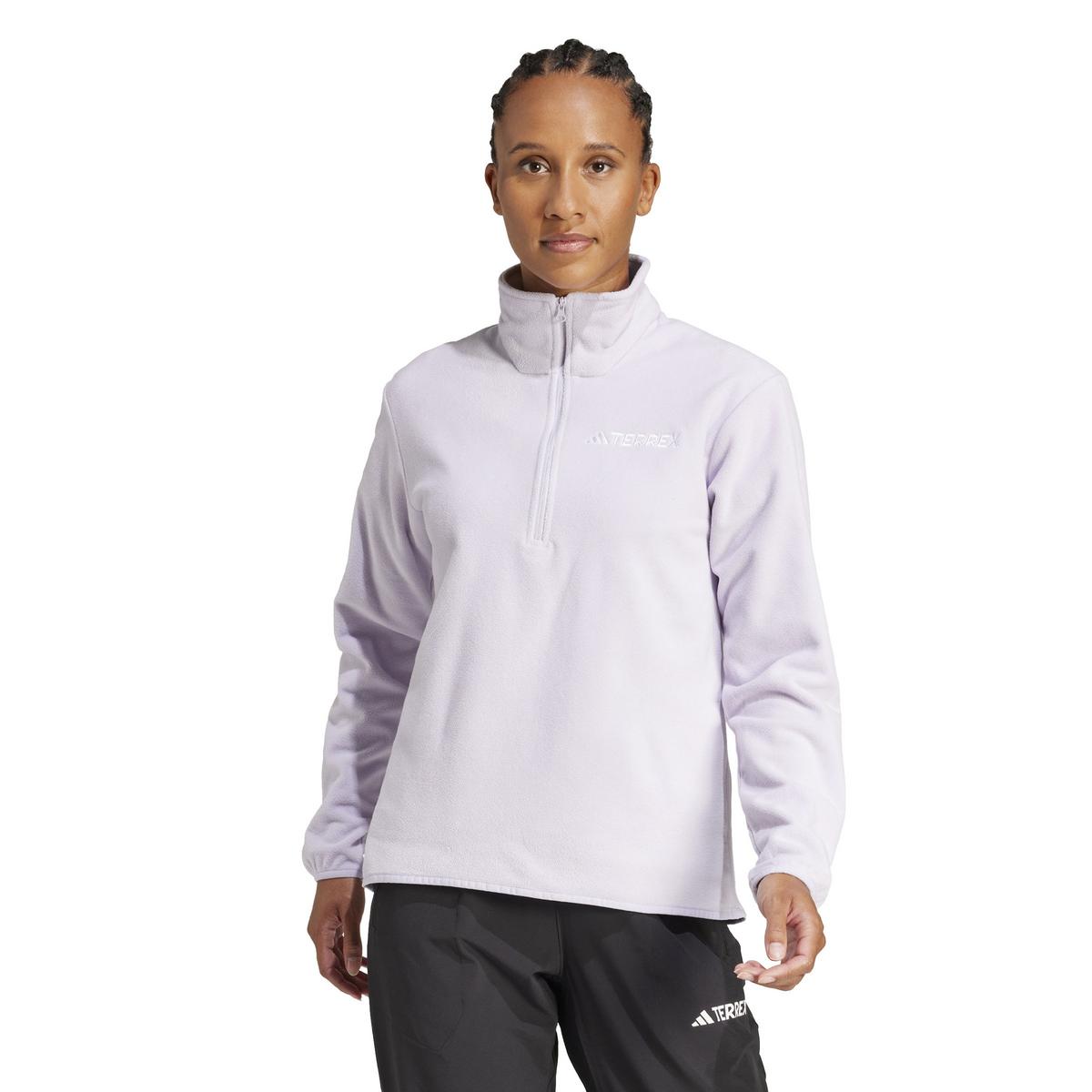 Adidas Terrex Women's Multi 1/2 Zip Fleece - Purple