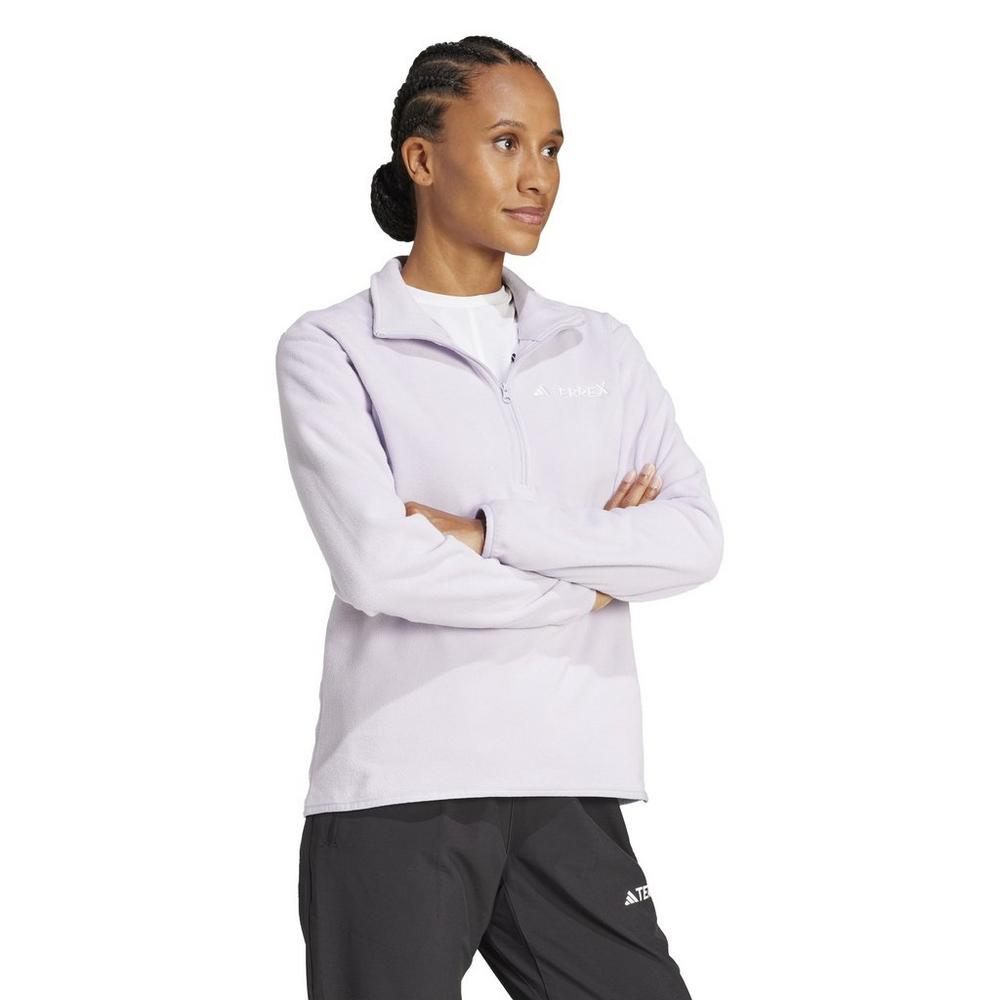 Adidas Terrex Women's Multi 1/2 Zip Fleece - Purple