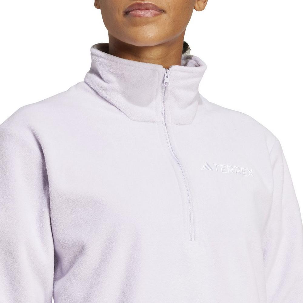 Adidas Terrex Women's Multi 1/2 Zip Fleece - Purple