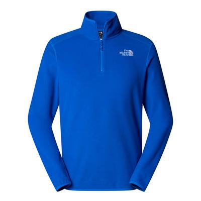 The North Face Men's 100 Glacier 1/4 Zip Fleece - Blue
