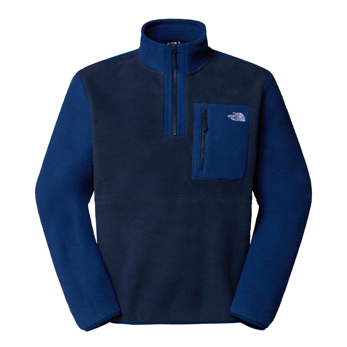 The North Face Men's Yumiori 1/4 Zip Fleece Jacket - Navy