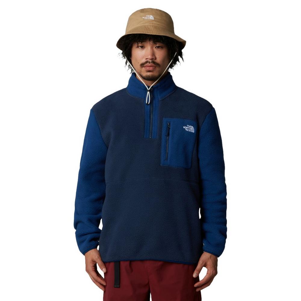 The North Face Men's Yumiori 1/4 Zip Fleece Jacket - Navy