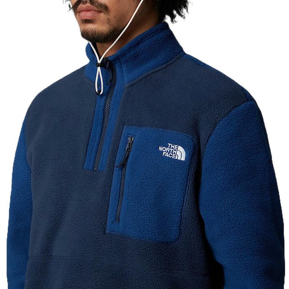 The North Face Men's Yumiori 1/4 Zip Fleece Jacket - Navy