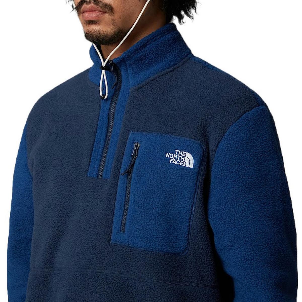 The North Face Men's Yumiori 1/4 Zip Fleece Jacket - Navy